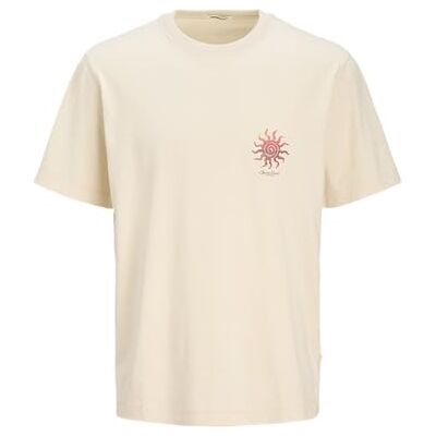 12278650-4770521 JACK & JONES Koszulka męska Jorcanggu Summer Picture Tee SS Cn Mni, écru, 98 12278650-4770521 JACK & JONES Koszulka męska Jorcanggu Summer Picture Tee SS Cn Mni, écru, 98