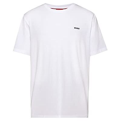 50466158 HUGO Men's Dero222 T-Shirt, White100, XS 50466158 HUGO Men's Dero222 T-Shirt, White100, XS