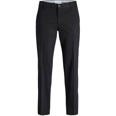12283729-4830609 JACK & JONES Jpstkane Mason Easy Care Chino Noos, czarny, 30W / 32L 12283729-4830609 JACK & JONES Jpstkane Mason Easy Care Chino Noos, czarny, 30W / 32L