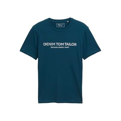 1043491 TOM TAILOR Denim T-shirt męski, 11011 Tropical Lagoon, XL 1043491 TOM TAILOR Denim T-shirt męski, 11011 Tropical Lagoon, XL