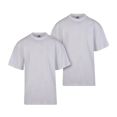TB006A-03168-0051 Urban Classics T-shirt męski, Biały + biały, S TB006A-03168-0051 Urban Classics T-shirt męski, Biały + biały, S