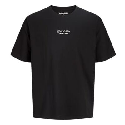 12288095-4889251 JACK & JONES Jjart Print Tee SS Crew Neck, czarny, L męski, czarne, L 12288095-4889251 JACK & JONES Jjart Print Tee SS Crew Neck, czarny, L męski, czarne, L