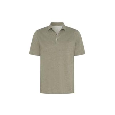24-4908_70423400 BRAX Męska koszulka polo w stylu Pejo Linen Cotton Polo, Hunter, M 24-4908_70423400 BRAX Męska koszulka polo w stylu Pejo Linen Cotton Polo, Hunter, M
