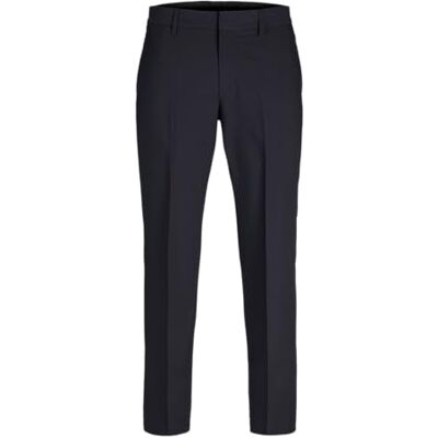 12260068 JACK & JONES Męskie spodnie garniturowe JPRBUSHWICK Regular Fit, granatowy/dopasowanie: regular fit, 46 12260068 JACK & JONES Męskie spodnie garniturowe JPRBUSHWICK Regular Fit, granatowy/dopasowanie: regular fit, 46