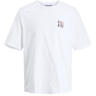 12278770-4771610 Jack & Jones Jorvalley Tee SS Crew Neck Tg, Bright White, L 12278770-4771610 Jack & Jones Jorvalley Tee SS Crew Neck Tg, Bright White, L