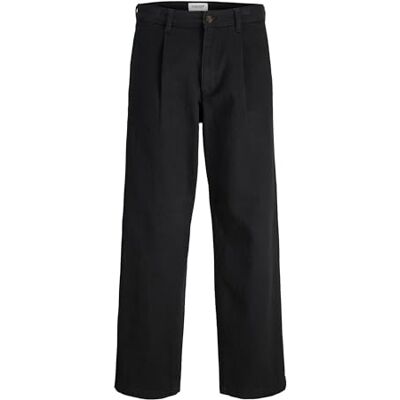 12282295-4819646 JACK & JONES Jpstbill Rhine Pleated Chino, czarny, 29W / 32L 12282295-4819646 JACK & JONES Jpstbill Rhine Pleated Chino, czarny, 29W / 32L