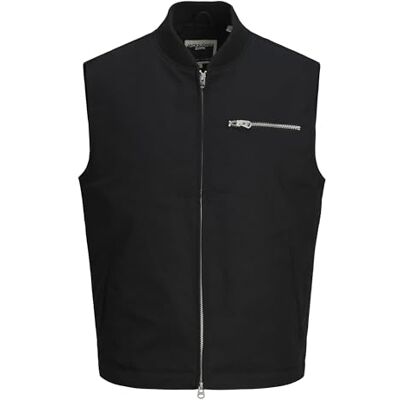12254386 JACK&JONES Męska kamizelka JCOCOLLECTIVE Worker Vest Black, S, czarny, S 12254386 JACK&JONES Męska kamizelka JCOCOLLECTIVE Worker Vest Black, S, czarny, S