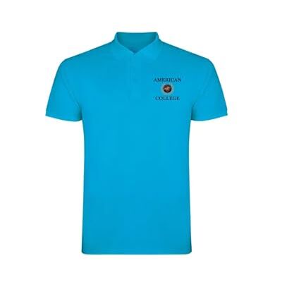 ACPLW7 INDIGO XS AMERICAN COLLEGE USA Koszulki polo sportowe oddychające drukowane mieszane ubrania męskie i damskie na co dzień model ACPLW7 indygo XS, Indygo, XS ACPLW7 INDIGO XS AMERICAN COLLEGE USA Koszulki polo sportowe oddychające drukowane mieszane ubrania męskie i damskie na co dzień model ACPLW7 indygo XS, Indygo, XS