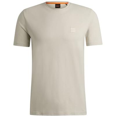 50508584 BOSS Męski t-shirt Tales z bawełnianego dżerseju z naszywką z logo, Open Green, 3XL 50508584 BOSS Męski t-shirt Tales z bawełnianego dżerseju z naszywką z logo, Open Green, 3XL