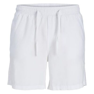 12248629 JPSTJAIDEN JJSUMMER Linen Blend Short SN, Bright White, XL 12248629 JPSTJAIDEN JJSUMMER Linen Blend Short SN, Bright White, XL