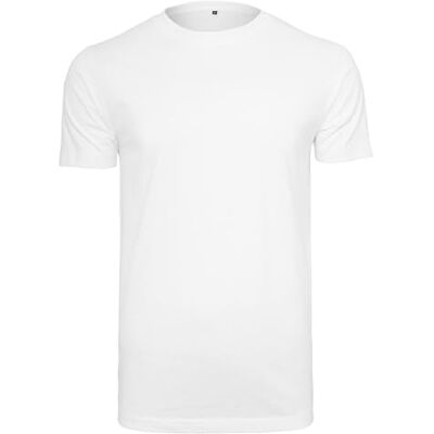 BY004 Build Your Brand Men -T-Shirt Round Neck White 3Xl BY004 Build Your Brand Men -T-Shirt Round Neck White 3Xl