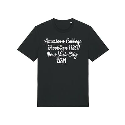 ACS25T4 BLACK XXL AMERICAN COLLEGE USA Czarna koszulka męska Rozmiar XXL Decontract, czarny, XXL ACS25T4 BLACK XXL AMERICAN COLLEGE USA Czarna koszulka męska Rozmiar XXL Decontract, czarny, XXL