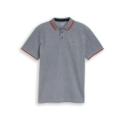 1050778 TOM TAILOR koszulka polo 24571 granatowa biała dwutonowa pika, rozmiar L męski 1050778 TOM TAILOR koszulka polo 24571 granatowa biała dwutonowa pika, rozmiar L męski