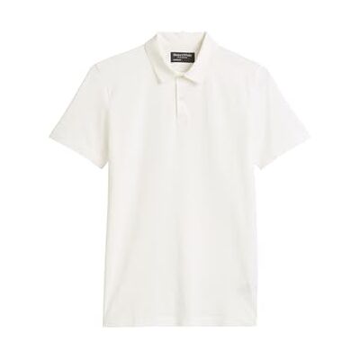 536217653018 Marc OPolo Męska koszulka polo z krótkim rękawem z bawełny organicznej, Kremowy, XXL 536217653018 Marc OPolo Męska koszulka polo z krótkim rękawem z bawełny organicznej, Kremowy, XXL