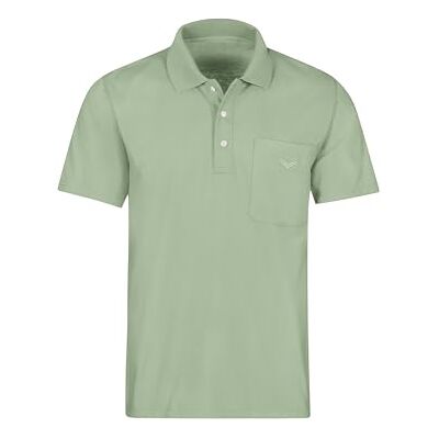 637602 trigema Męska koszulka polo z kieszenią na piersi, zielony (Green Tea), 4XL 637602 trigema Męska koszulka polo z kieszenią na piersi, zielony (Green Tea), 4XL