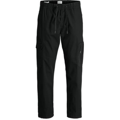 12282874-4829628 JACK & JONES Jpstkane River Tech Cargo Jogger Sn, czarny, XL 12282874-4829628 JACK & JONES Jpstkane River Tech Cargo Jogger Sn, czarny, XL