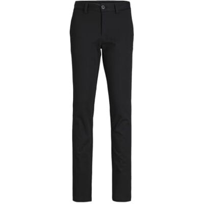 12249678 JACK&JONES JUNIOR Jpstmarco Jjcooper Chino Noos Jnr, czarny, 140 12249678 JACK&JONES JUNIOR Jpstmarco Jjcooper Chino Noos Jnr, czarny, 140