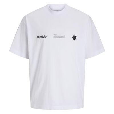 12279155-4776570 JACK & JONES Męska koszulka Jcoinfinity Placement Tee Ss Crew Neck, Bright White, L 12279155-4776570 JACK & JONES Męska koszulka Jcoinfinity Placement Tee Ss Crew Neck, Bright White, L