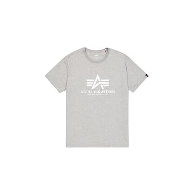 100501-230 Alpha Industries Koszulka męska Basic T-Shirt Greyheather/White 100501-230 Alpha Industries Koszulka męska Basic T-Shirt Greyheather/White