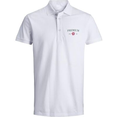 12259678 Jack & Jones JPRBLAALFIE SS Polo FST, Bright White, S 12259678 Jack & Jones JPRBLAALFIE SS Polo FST, Bright White, S