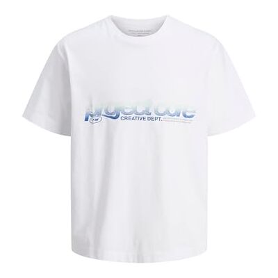 12282109-4822320 Jack & Jones Jcounion Summer Front Tee Ss Crew Pls, Bright White, 5XL 12282109-4822320 Jack & Jones Jcounion Summer Front Tee Ss Crew Pls, Bright White, 5XL