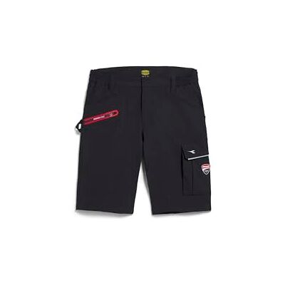 702.180070-80013-XL Utility Diadora Bermuda Ducati spodnie robocze, uniseks-dorosły, czarne, XL 702.180070-80013-XL Utility Diadora Bermuda Ducati spodnie robocze, uniseks-dorosły, czarne, XL
