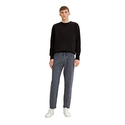 1032755 TOM TAILOR Denim Męskie Jeansy o luźnym kroju , 10213 Clean Mid Stone Grey Denim, 27W / 34L 1032755 TOM TAILOR Denim Męskie Jeansy o luźnym kroju , 10213 Clean Mid Stone Grey Denim, 27W / 34L