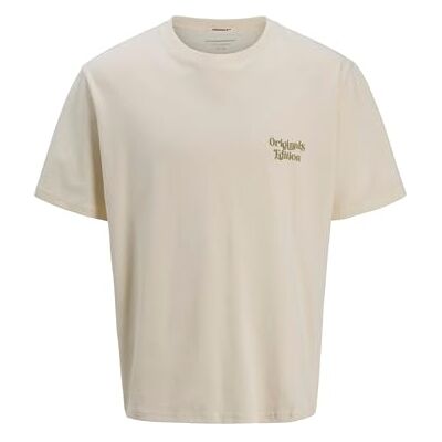 12277559-4761276 JACK & JONES Męska koszulka Joracapulco Type Tee SS Crew Neck, Antique White, S 12277559-4761276 JACK & JONES Męska koszulka Joracapulco Type Tee SS Crew Neck, Antique White, S