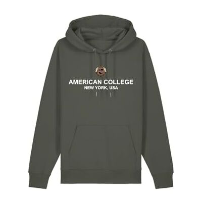 ACS25SW1 KAKI S AMERICAN COLLEGE USA Bluza męska Khaki Rozmiar S Decontract, zielony, S ACS25SW1 KAKI S AMERICAN COLLEGE USA Bluza męska Khaki Rozmiar S Decontract, zielony, S