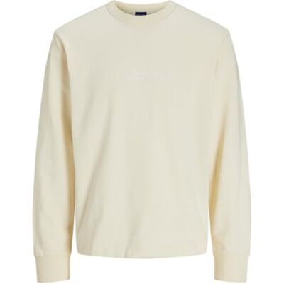 12274278-4714895 Jack & Jones Jorvarenna Sweat Straight Crew, Antique White, M 12274278-4714895 Jack & Jones Jorvarenna Sweat Straight Crew, Antique White, M