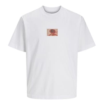 12273767-4709242 Jack & Jones Jcointerlude Patch Tee SS Crew Neck, Bright White, L 12273767-4709242 Jack & Jones Jcointerlude Patch Tee SS Crew Neck, Bright White, L