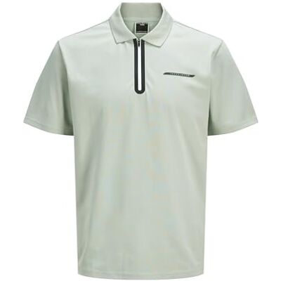 12273127-4712039 Jack & Jones Jcofusion Pique Polo Ss Sn, Aqua Gray, M 12273127-4712039 Jack & Jones Jcofusion Pique Polo Ss Sn, Aqua Gray, M