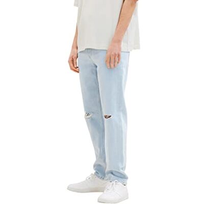 1036262 TOM TAILOR Denim Męskie dżinsy o luźnym kroju, 10117 Used Bleached Blue Denim, 30W / 34L 1036262 TOM TAILOR Denim Męskie dżinsy o luźnym kroju, 10117 Used Bleached Blue Denim, 30W / 34L