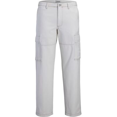 12288612-4902623 JACK & JONES Jpstkarl Contrast Stitch Cargo, Cloud Dancer, 30W / 32L 12288612-4902623 JACK & JONES Jpstkarl Contrast Stitch Cargo, Cloud Dancer, 30W / 32L