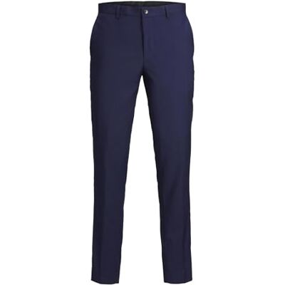 12199893 JACK & JONES Męskie spodnie garniturowe Jprfranco Trouser Noos, Medieval Blue, 50 12199893 JACK & JONES Męskie spodnie garniturowe Jprfranco Trouser Noos, Medieval Blue, 50