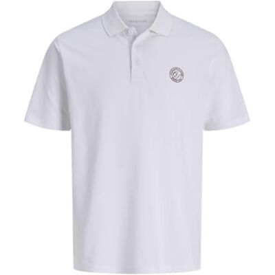 12288108-4889415 JACK & JONES Jjalliance Polo Ss, Bright White, M 12288108-4889415 JACK & JONES Jjalliance Polo Ss, Bright White, M