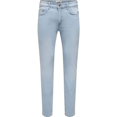 22032875-4699370 ONLY & SONS Męskie Onswarp Skinny Box PIM DNM Otl, jasnoniebieski (Light Blue Denim), 30 W/34 L, Jasnoniebieski (jasnoniebieski), 30W / 34L 22032875-4699370 ONLY & SONS Męskie Onswarp Skinny Box PIM DNM Otl, jasnoniebieski (Light Blue Denim), 30 W/34 L, Jasnoniebieski (jasnoniebieski), 30W / 34L