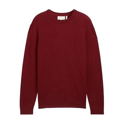 1043266 TOM TAILOR Sweter męski, 35676 Burgundy Dark Red Melange, L 1043266 TOM TAILOR Sweter męski, 35676 Burgundy Dark Red Melange, L