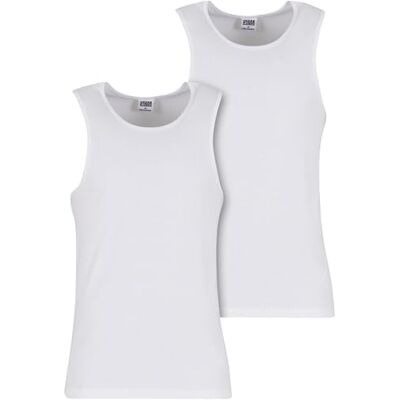 TB7650A Urban Classics Męski T-shirt 95% bawełna, 5% elastan biały + biały 3XL, biały + biały, 3XL TB7650A Urban Classics Męski T-shirt 95% bawełna, 5% elastan biały + biały 3XL, biały + biały, 3XL