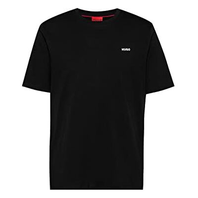50466158 HUGO Men's Dero222 T-Shirt, Black1, XXL 50466158 HUGO Men's Dero222 T-Shirt, Black1, XXL