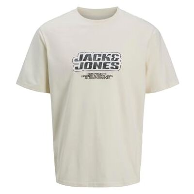 12282153-4816333 JACK & JONES Męska koszulka Jcolido AOP Front Print Tee Ss Cre Pls, Sweet Corn, 3XL 12282153-4816333 JACK & JONES Męska koszulka Jcolido AOP Front Print Tee Ss Cre Pls, Sweet Corn, 3XL