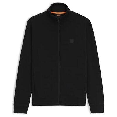 50511709 BOSS Męska kurtka Zestart Jersey_Jacket_L, czarna 1, XL, czarny (Black1), XL 50511709 BOSS Męska kurtka Zestart Jersey_Jacket_L, czarna 1, XL, czarny (Black1), XL