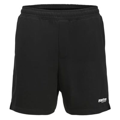 12273725-4708923 Jack & Jones Jpstkarl Union Sweat Shorts Lng Sn, czarny, L 12273725-4708923 Jack & Jones Jpstkarl Union Sweat Shorts Lng Sn, czarny, L