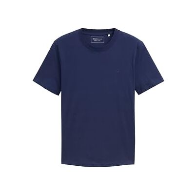 1037655 TOM TAILOR Denim T-shirt męski, 34590 Dark Blueberry, M 1037655 TOM TAILOR Denim T-shirt męski, 34590 Dark Blueberry, M