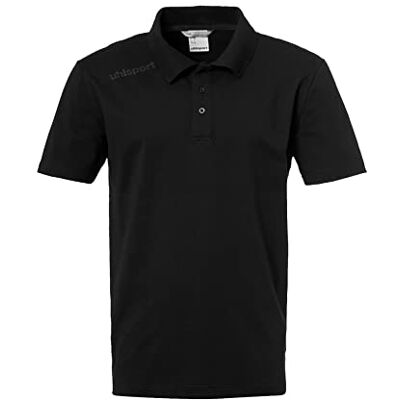 100221001 uhlsport Essential koszulka polo męska, czarna, XL 100221001 uhlsport Essential koszulka polo męska, czarna, XL