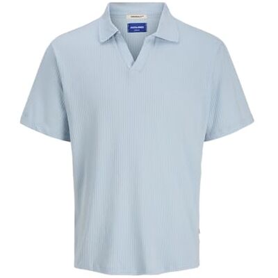 12276939-4754843 JACK & JONES Joracapulco Texture Polo Ss męska koszulka polo, Skyway, XS 12276939-4754843 JACK & JONES Joracapulco Texture Polo Ss męska koszulka polo, Skyway, XS