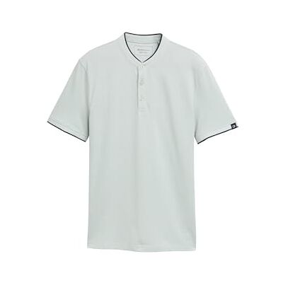 1046283 TOM TAILOR Denim Męska koszulka polo ze stójką, 38111 Fresh Green White Two Tone, S 1046283 TOM TAILOR Denim Męska koszulka polo ze stójką, 38111 Fresh Green White Two Tone, S