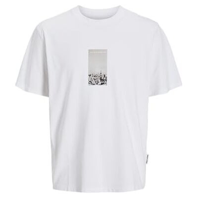 12273775-4709267 Jack & Jones Jcopacer Photo Branding Tee SS Crew Neck, Bright White, XL 12273775-4709267 Jack & Jones Jcopacer Photo Branding Tee SS Crew Neck, Bright White, XL