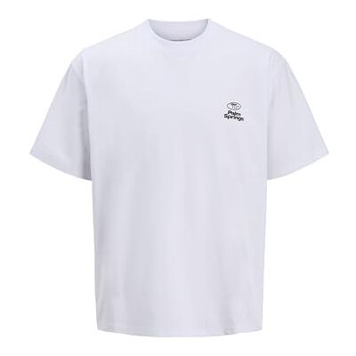 12278661-4770584 JACK & JONES Męska koszulka Jcoretreat Typographic Tee SS Crew Jnr, Bright White, 164 12278661-4770584 JACK & JONES Męska koszulka Jcoretreat Typographic Tee SS Crew Jnr, Bright White, 164