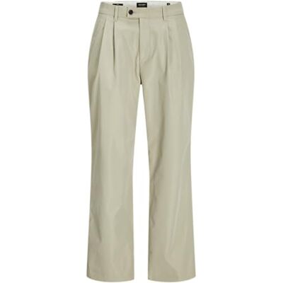 12272951-4701673 JACK & JONES Męskie chinosy Jpstbill Peyton Wide Pleated Chino, Abbey Stone, 29W / 30L 12272951-4701673 JACK & JONES Męskie chinosy Jpstbill Peyton Wide Pleated Chino, Abbey Stone, 29W / 30L